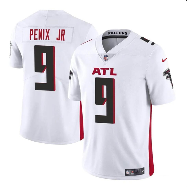 Youth Atlanta Falcons #9 Michael Penix Jr White 2024 Draft Vapor Untouchable Limited Stitched Football Jersey